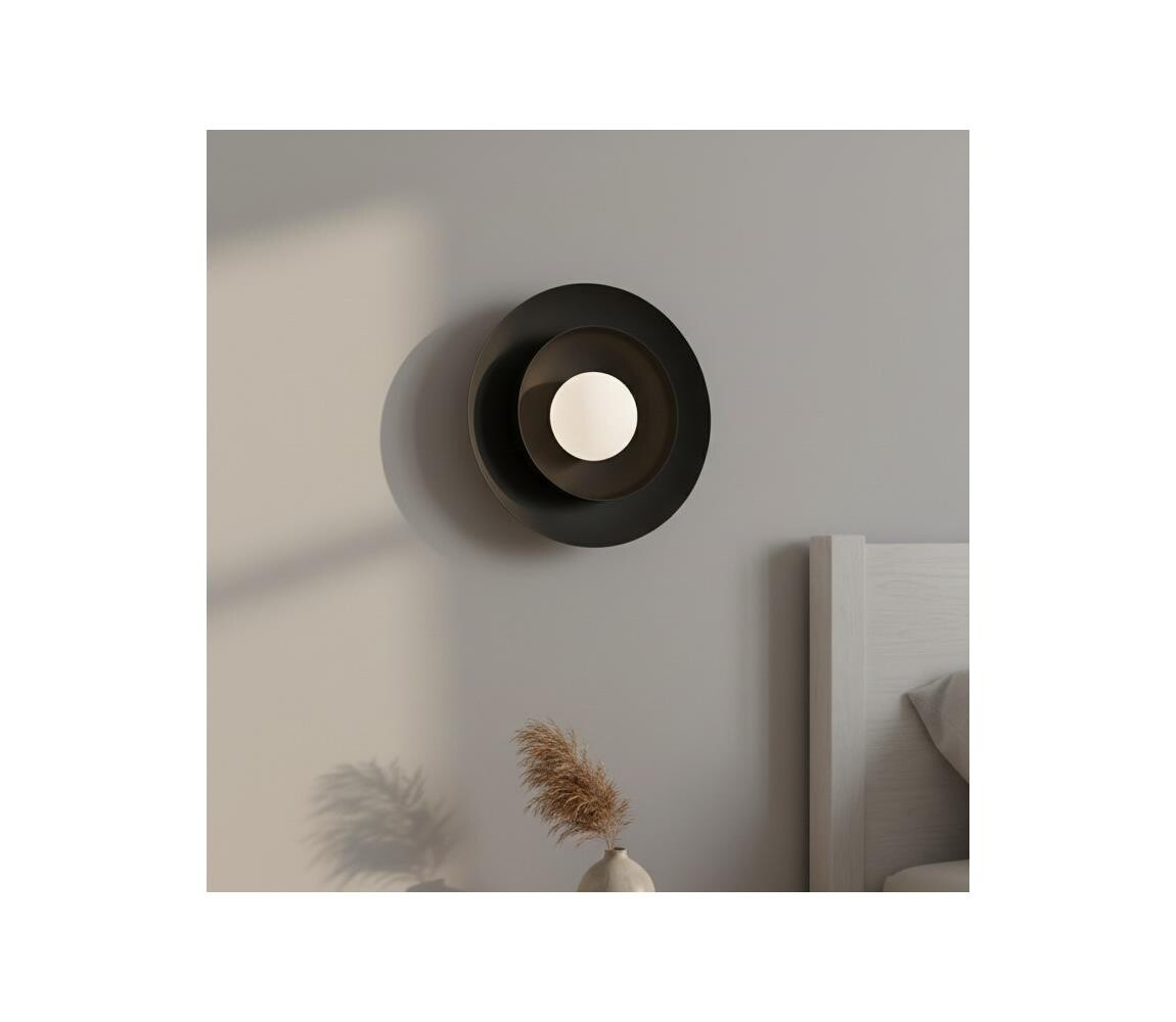 EMIBIG Nástěnné svítidlo POPPI 1xG9/8W/230V černá 1522/K1