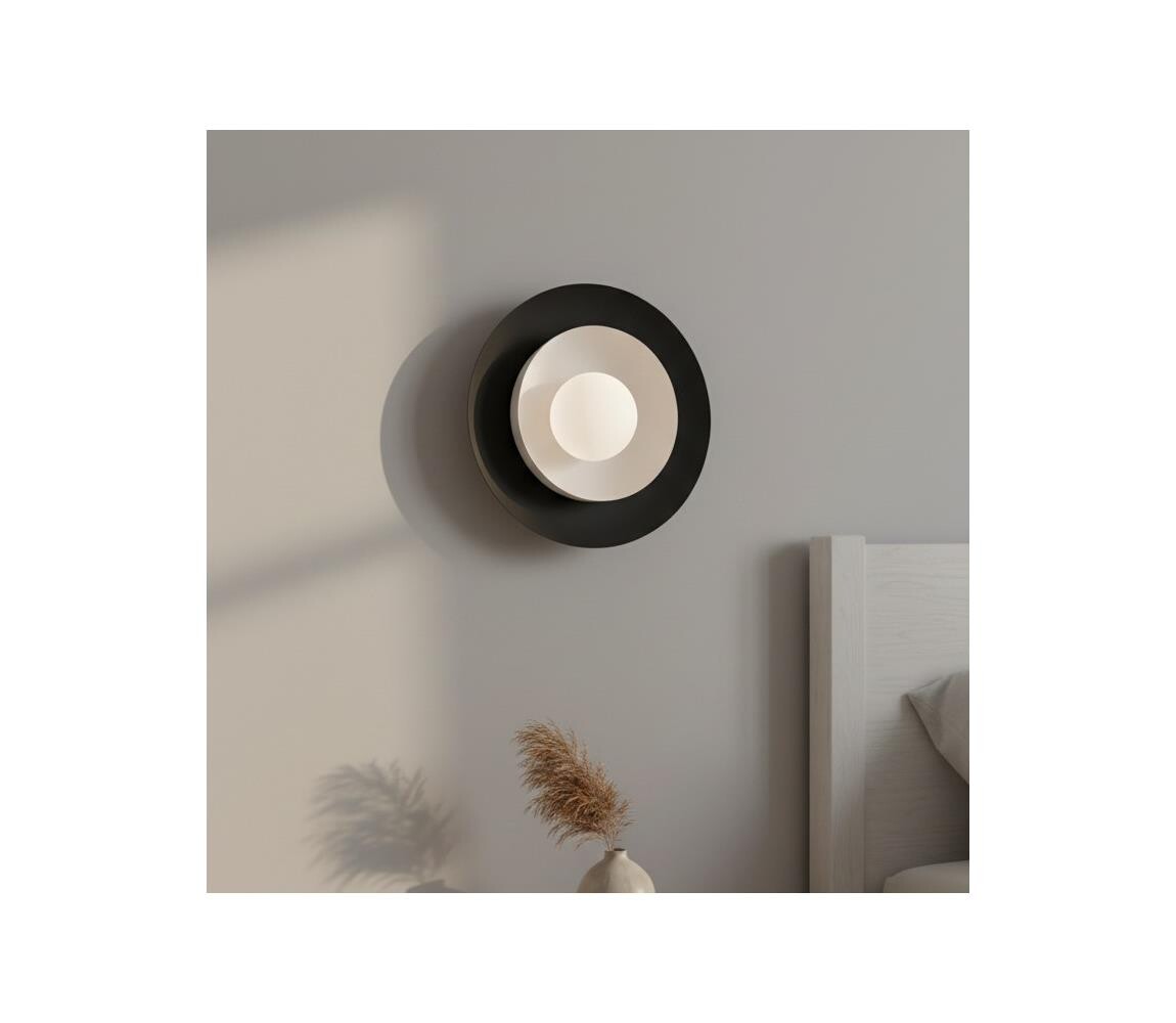 EMIBIG Nástěnné svítidlo POPPI 1xG9/8W/230V černá/bílá 1519/K1