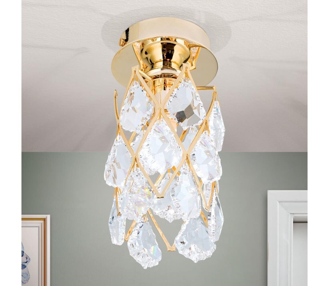 Orion - Stropní svítidlo RITA 1xG9/40W/230V pr. 9 cm zlatá DL 7-555/1 gold