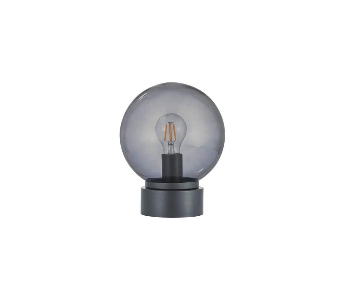 Stolní lampa JIMMY 1xE27/60W/230V antracit/kouřová černá 8711247071143