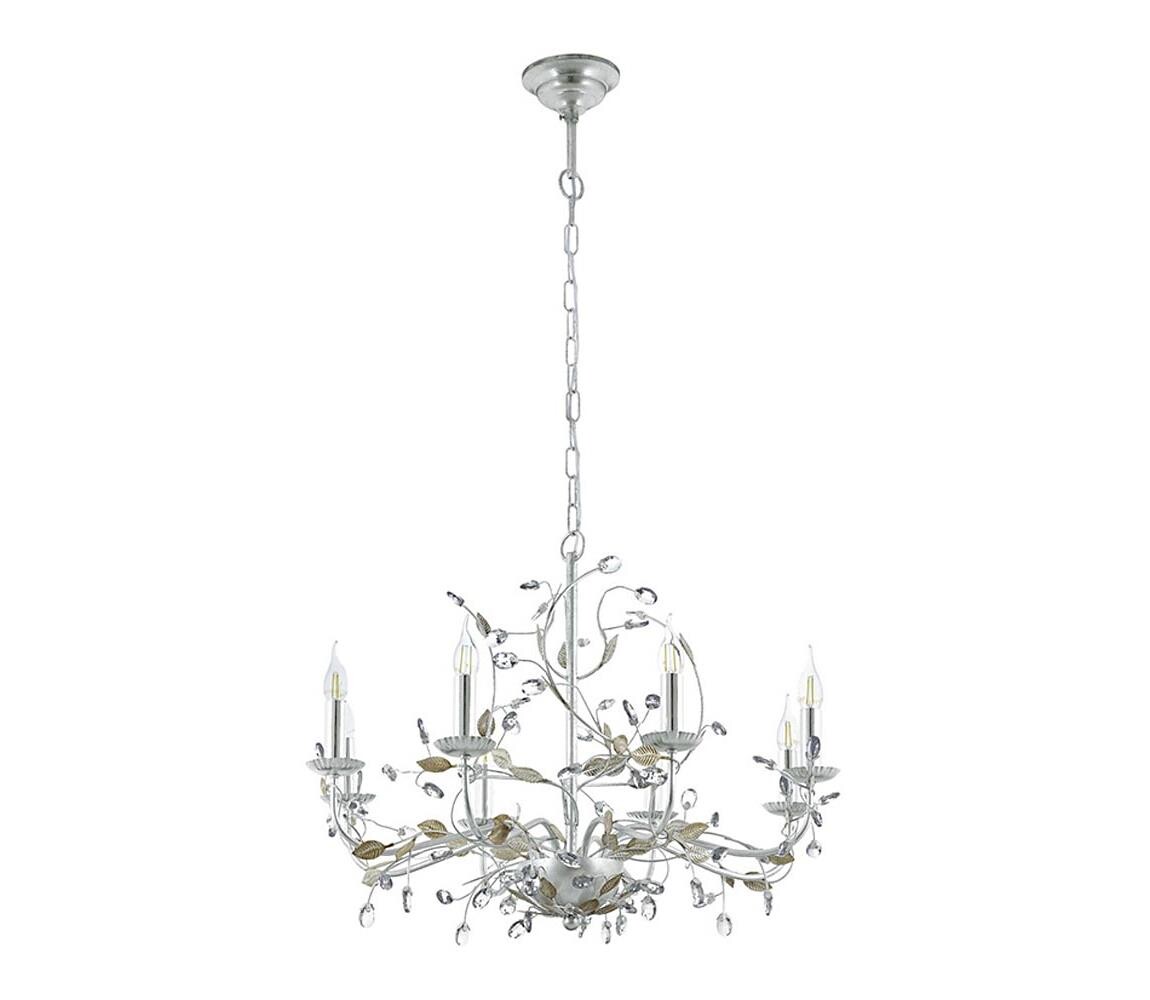 Eglo 49829 - Lustr na řetězu FLITWICK 1 8xE14/40W/230V 49829