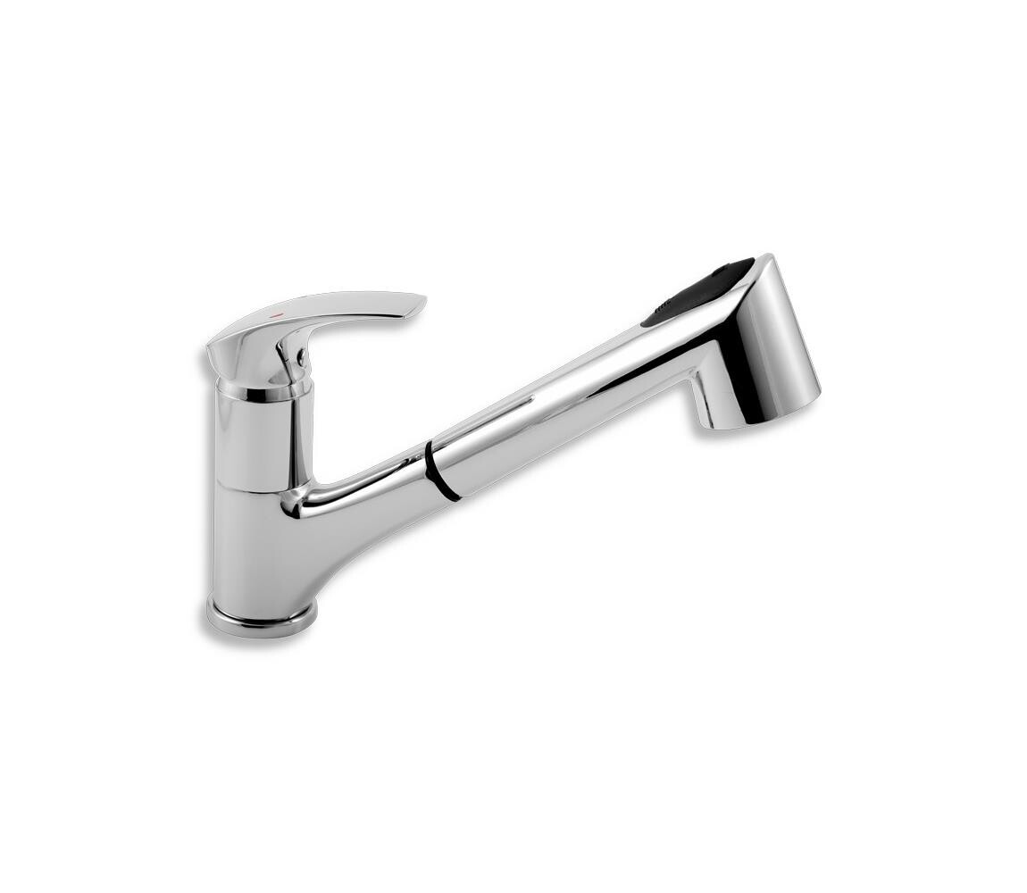 Novaservis - Dřezová baterie s vytahovací sprškou METALIA lesklý chrom 57081,0