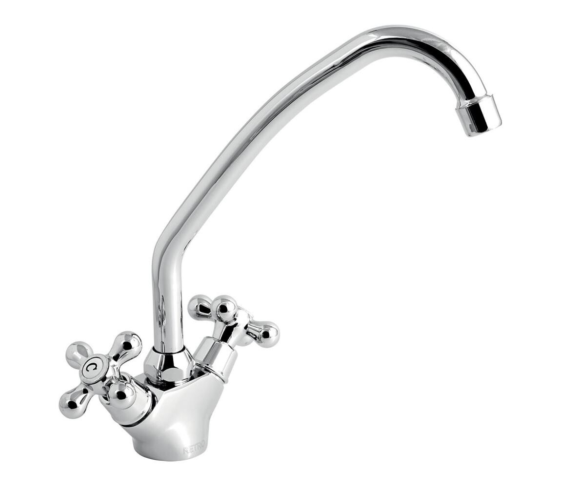 Novaservis - Dřezová baterie TITANIA RETRO lesklý chrom 99113,0