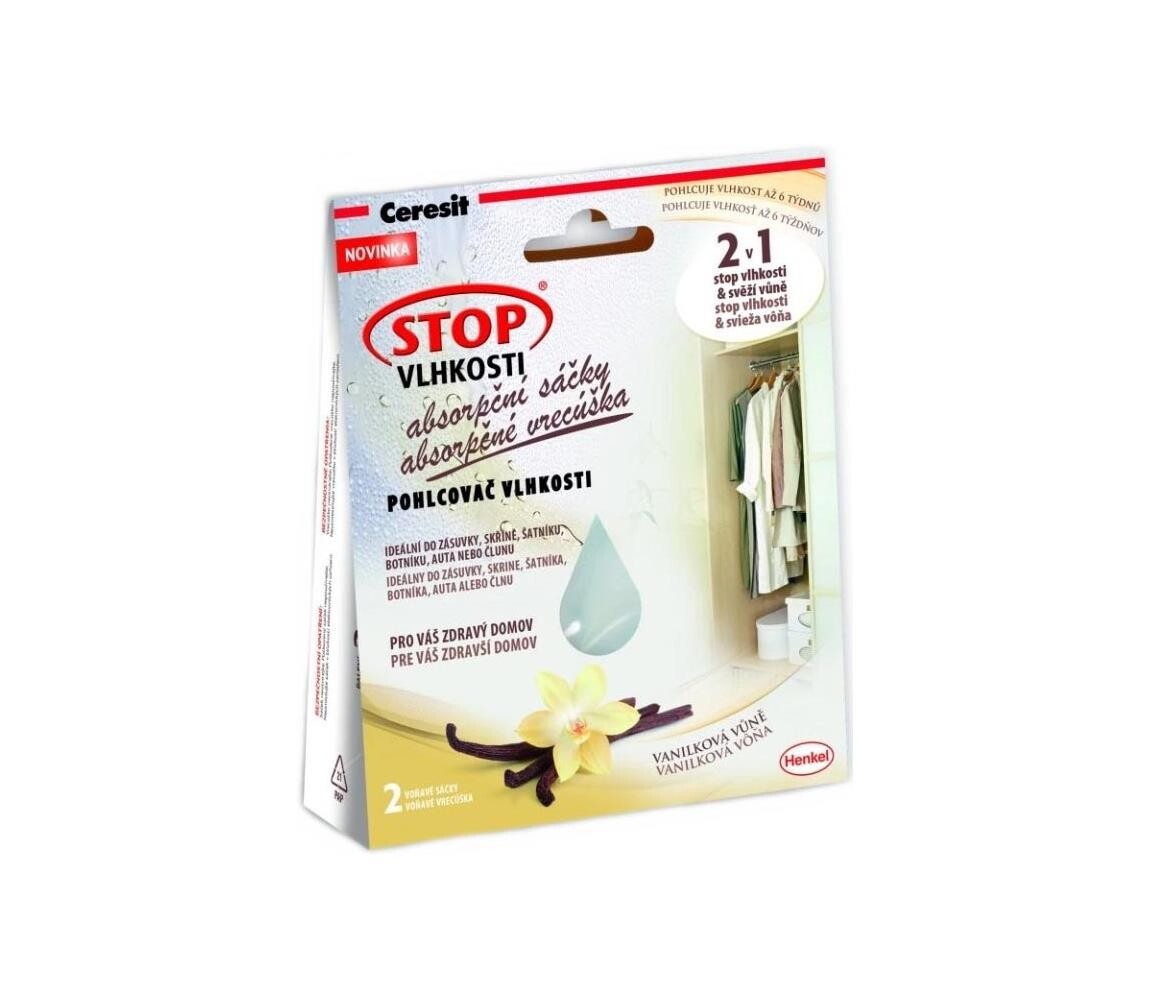 Ceresit - Absorpční sáčky 2x 50 g vanilka CER-2104813