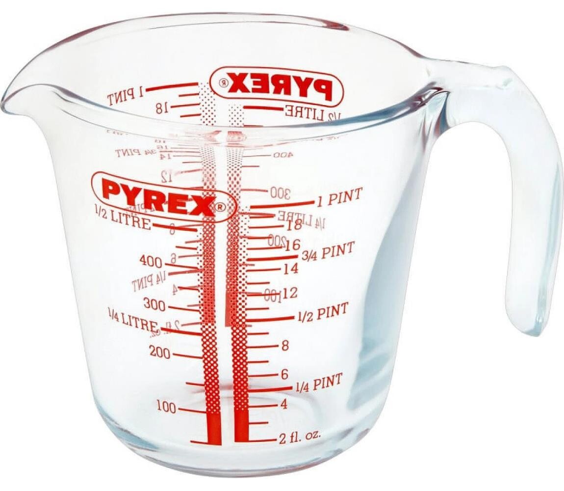 UTC Skleněná odměrka PYREX 0,5 l 263B000/8046