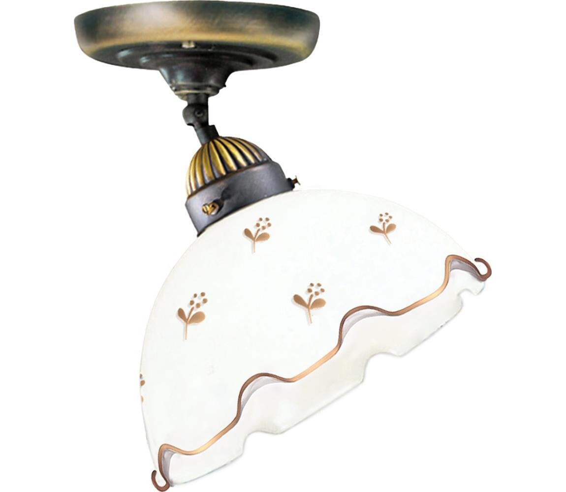 Kolarz 731.10.160-Přisazený lustr NONNA 1xE27/75W/230V pr. 20 cm květ. rose gold 731.10.160