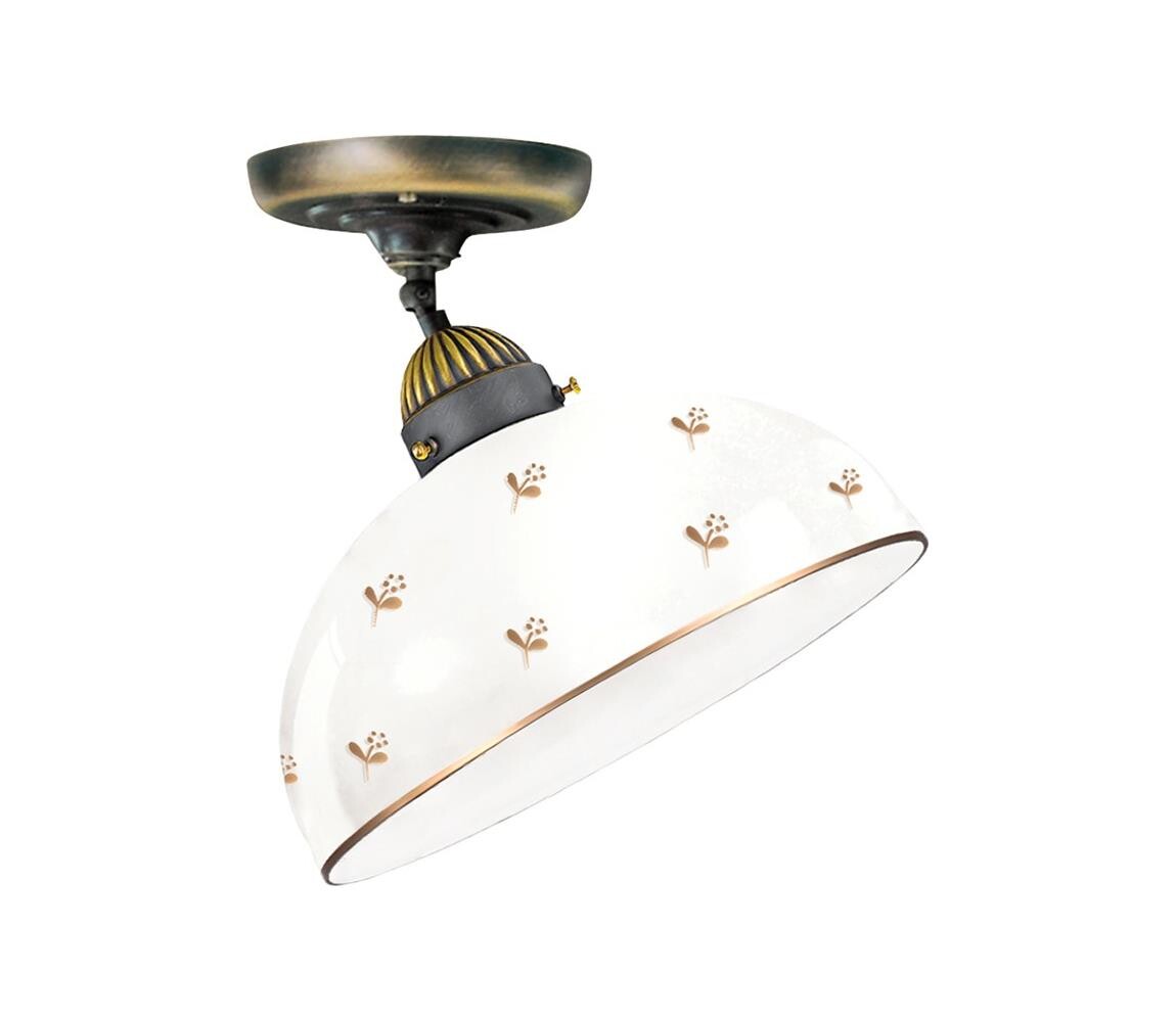 Kolarz 731.10.171-Přisazený lustr NONNA 1xE27/75W/230V pr. 30 cm květ. rose gold 731.10.171