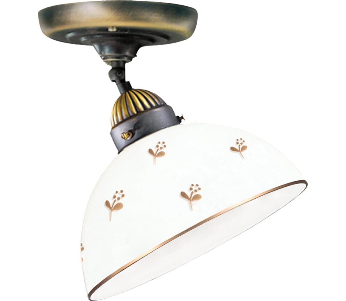 Kolarz 731.10.170-Přisazený lustr NONNA 1xE27/75W/230V pr. 20 cm květ. rose gold 731.10.170