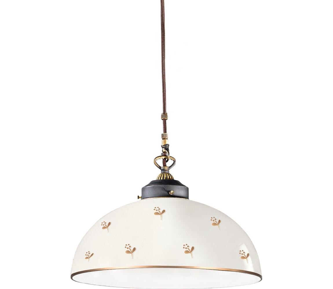 Kolarz 731.32.172- Lustr na lanku NONNA 1xE27/75W/230V pr. 36 cm květ. rose gold 731.32.172