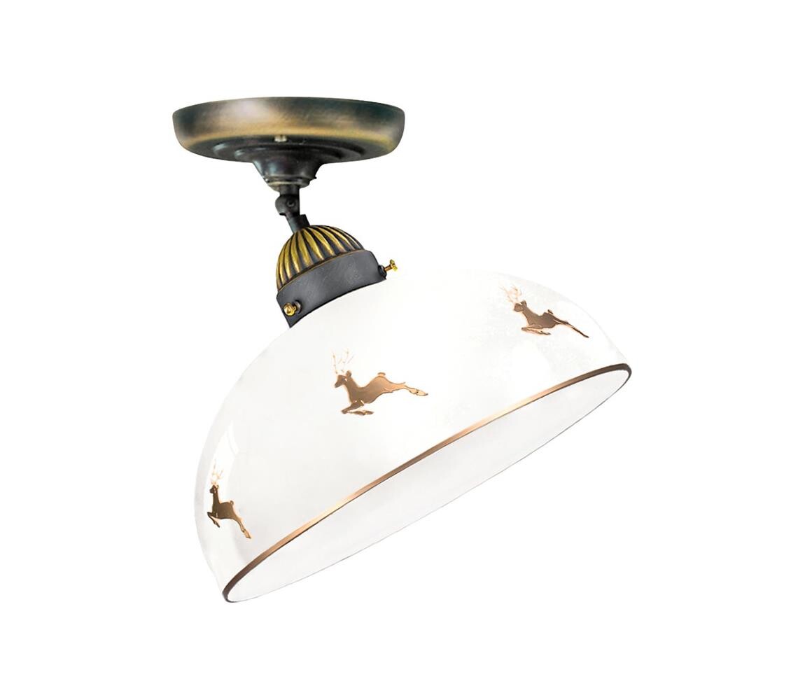 Kolarz 731.10.150- Přisaz. lustr NONNA 1xE27/75W/230V pr. 20 cm jeleni rose gold 731.10.150