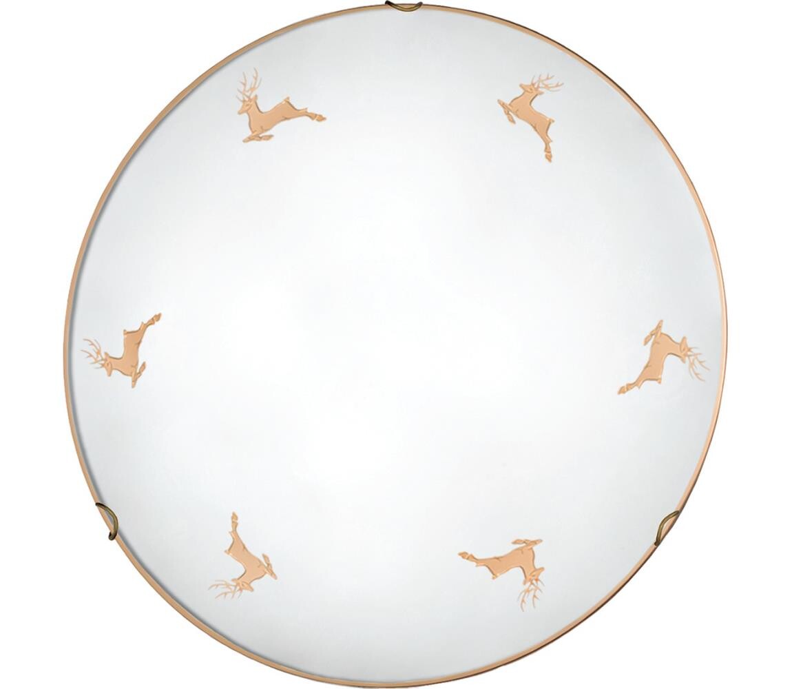 Kolarz 731.13.4.150-Nástěnné sv. NONNA 3xE27/60W/230V pr. 50 cm jeleni rose gold 731.13.4.150