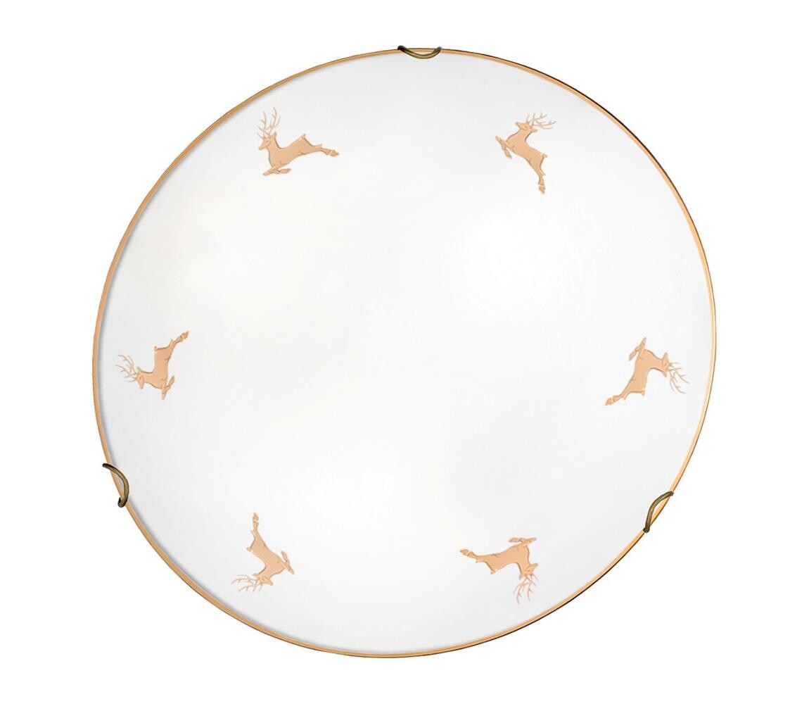 Kolarz 731.12.4.150-Nástěnné sv. NONNA 2xE27/60W/230V pr. 40 cm jeleni rose gold 731.12.4.150