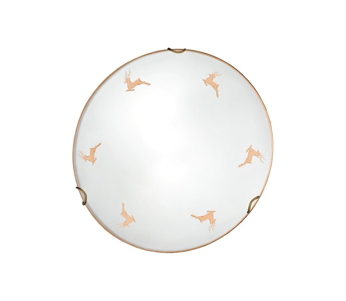 Kolarz 731.11.4.150-Nástěnné sv. NONNA 1xE27/60W/230V pr. 30 cm jeleni rose gold 731.11.4.150