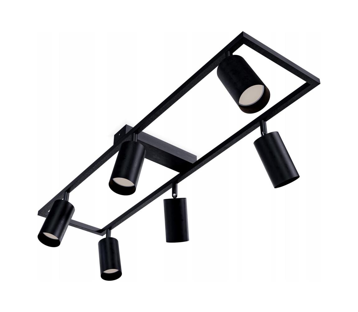 SmartLED Bodové svítidlo 6xGU10/30W/230V černá 1816