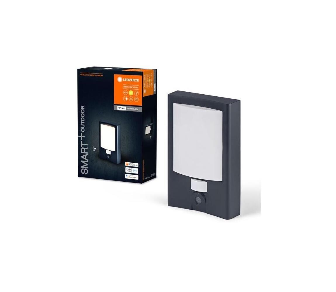 Ledvance - LED Venkovní svítidlo se senzorem a kamerou LED/22W/230V IP44 Wi-Fi 4058075763524
