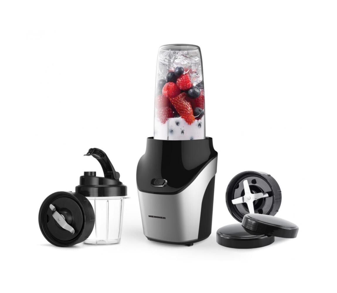 Heinner HSB-T1000SS - Smoothie nutri mixér 1000W/230V matný chrom/černá HSB-T1000SS