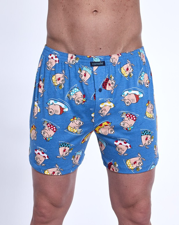 Pánské trenky Cornette Classic nadrozměr vícebarevné (011/170) 5XL, trenýrky