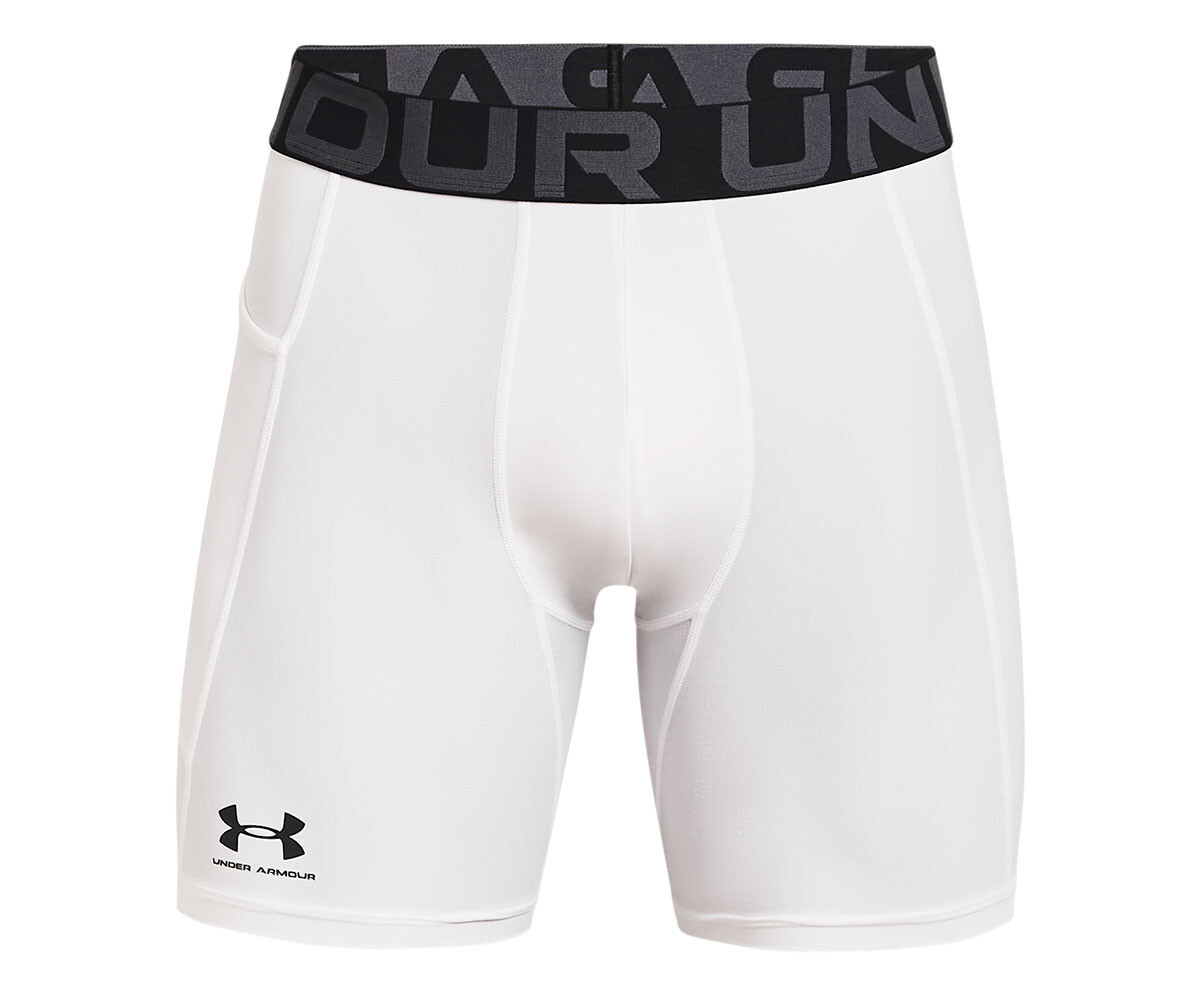 Pánské boxerky Under Armour bílé (1361596 100) M, trenky / trenýrky
