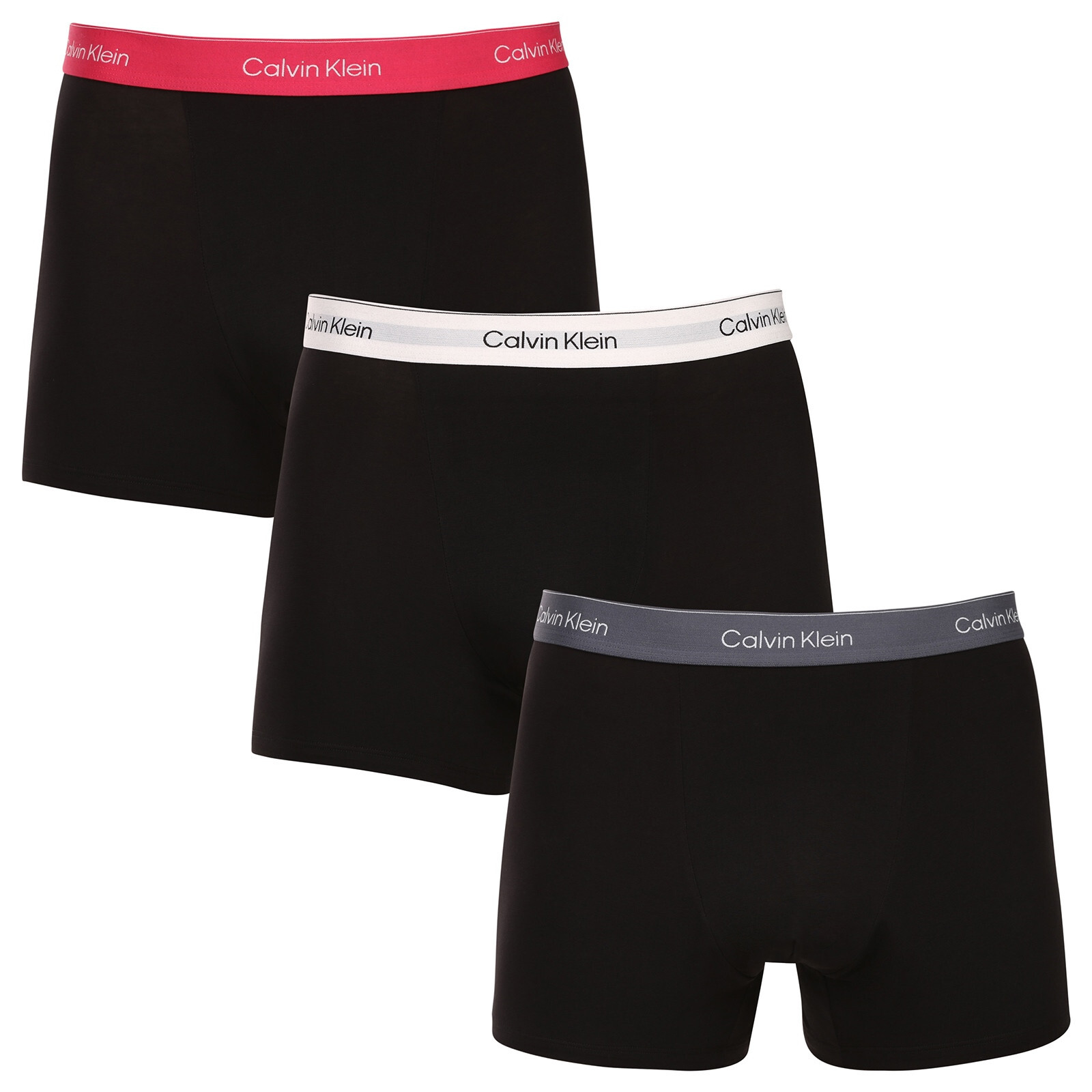 3PACK pánské boxerky Calvin Klein černé (NB4286-3VO) XXL, trenky / trenýrky