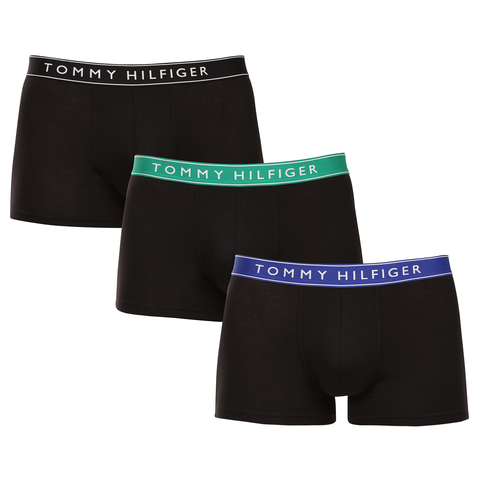 3PACK pánské boxerky Tommy Hilfiger černé (UM0UM03457 0VD) XL, trenky / trenýrky
