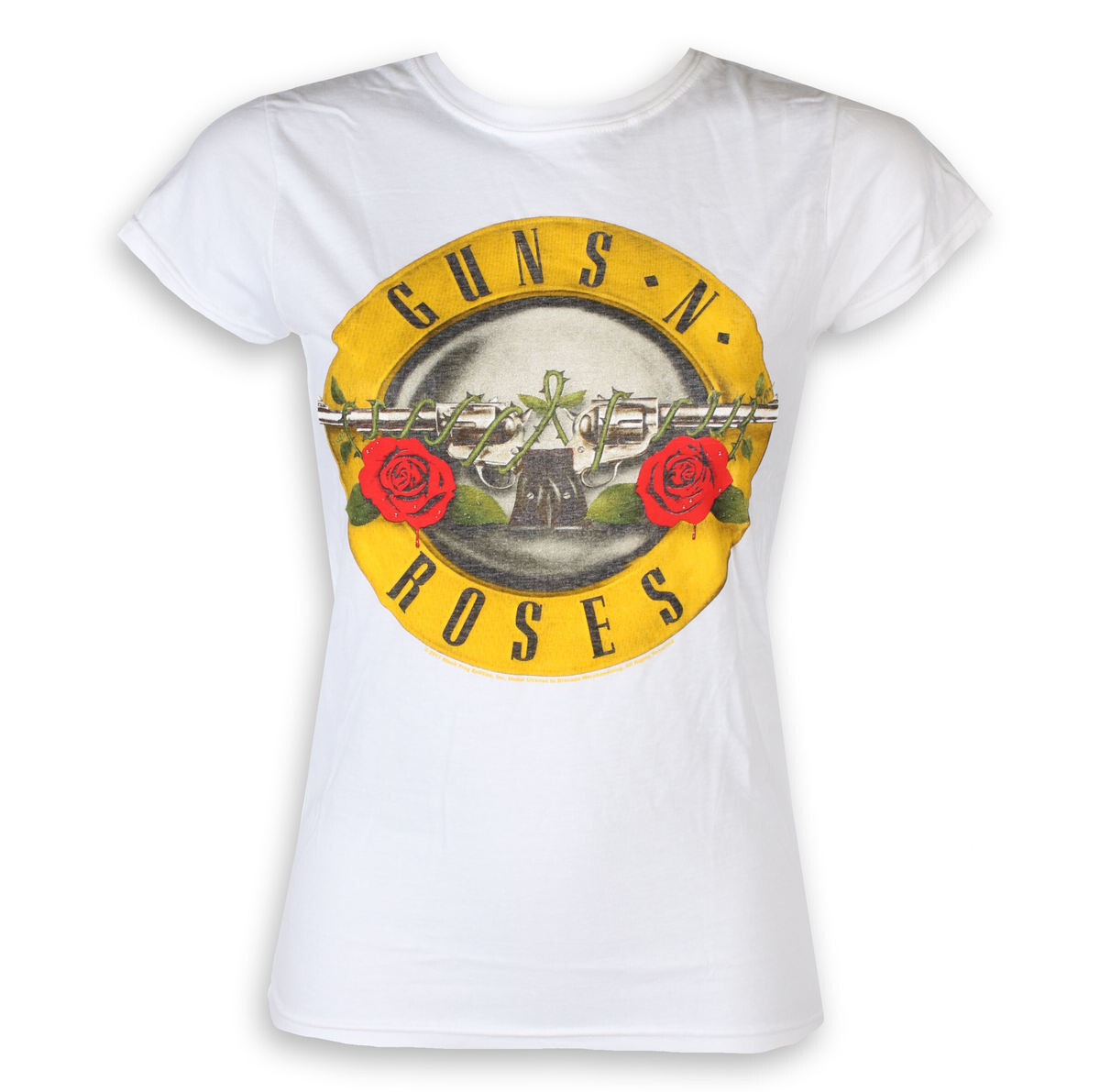 Tričko metal dámské Guns N' Roses - Classic Bullet Logo - ROCK OFF - GNRTS03LW M