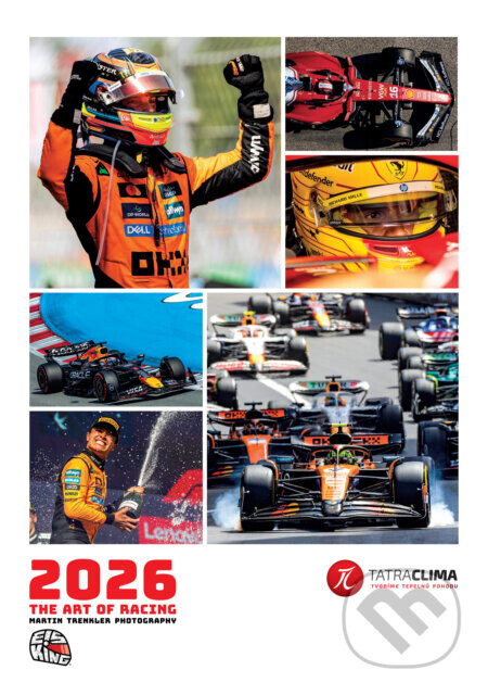 Nástenný kalendár 2026: The Art of Racing (Umenie pretekať) - Martin Trenkler