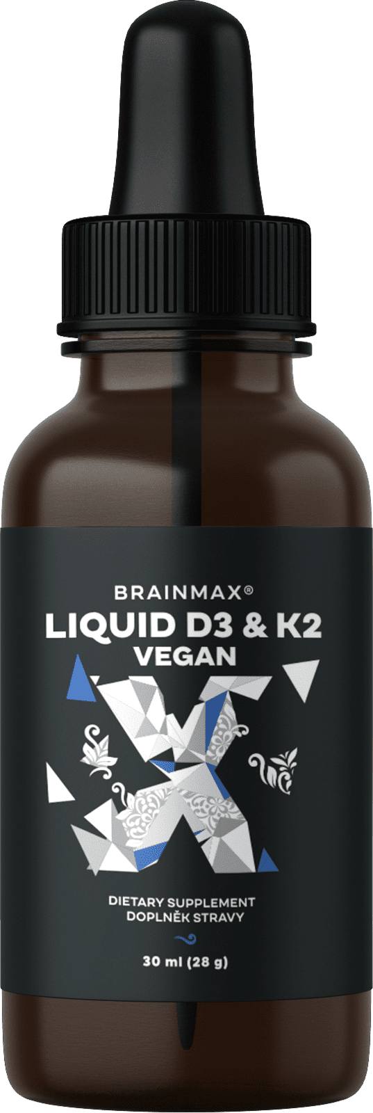 BrainMax Vegan Liquid D3 & K2, 30 ml