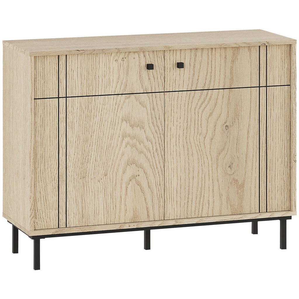 Carryhome KOMODA, barvy dubu, 108/81,8/37 cm