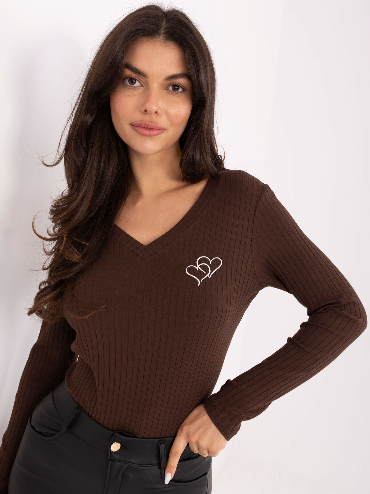Blouse-RV-BZ-A1055.29P-dark brown