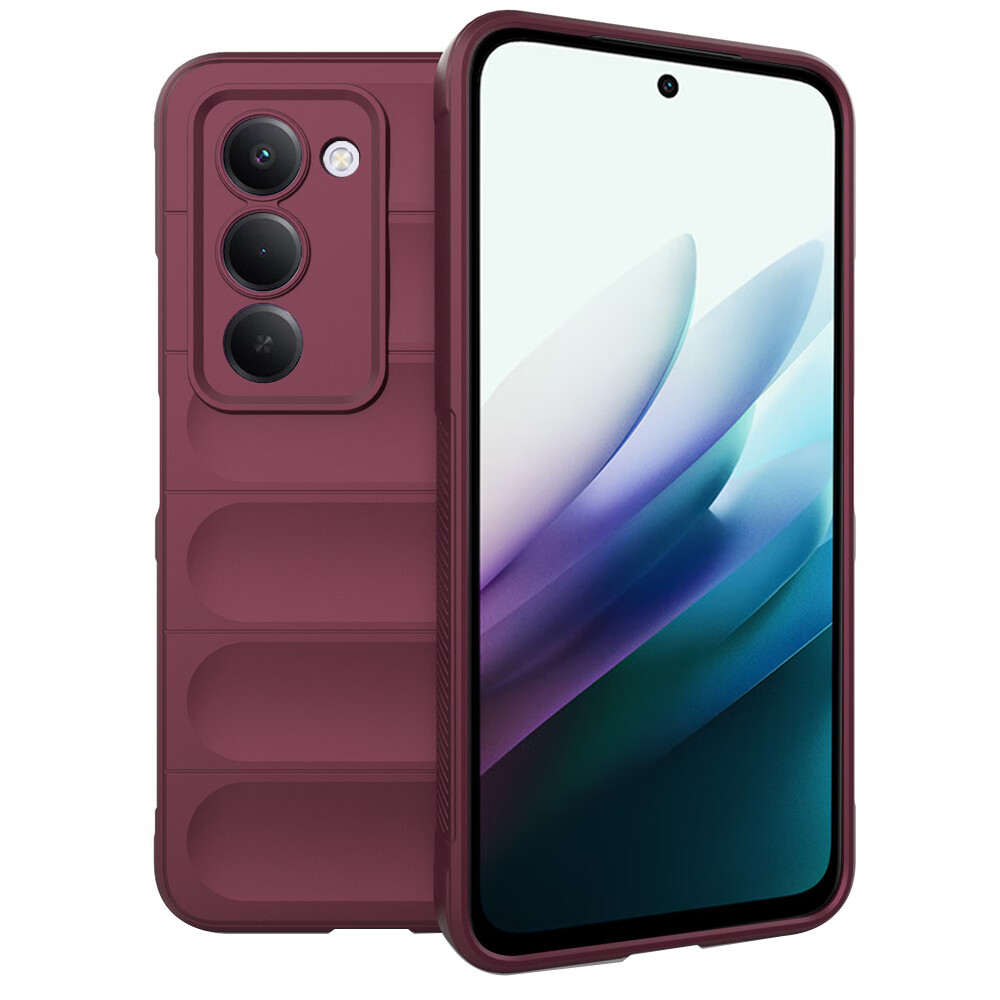 Techsuit Magic Shield pro Xiaomi Redmi 15 4G Redmi 15 5G v bordó