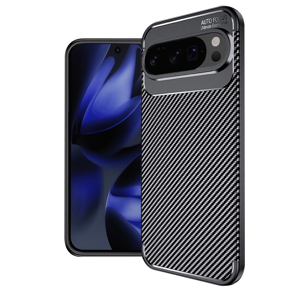 Pouzdro Techsuit CarbonFiber pro Google Pixel 10 Pro XL černé