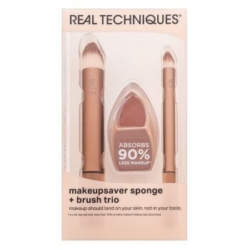 Real Techniques Makeupsaver Sponge + Brush Trio