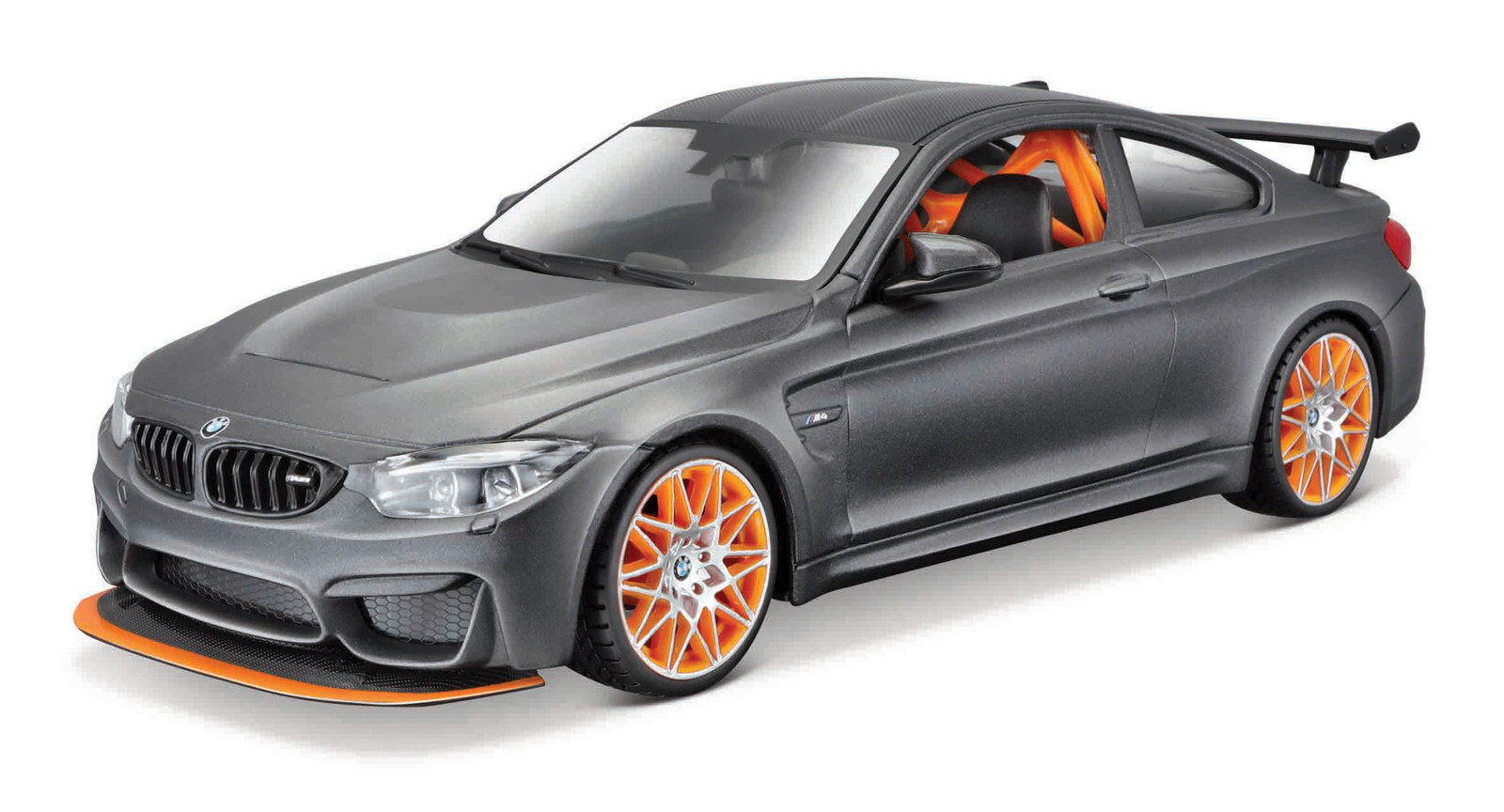 Maisto - Stavebnice - BMW M4 GTS, matná kovově šedá, 1:24