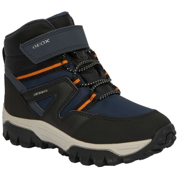 Geox J HIMALAYA BOY B ABX Chlapecká kotníková obuv, tmavě modrá, velikost