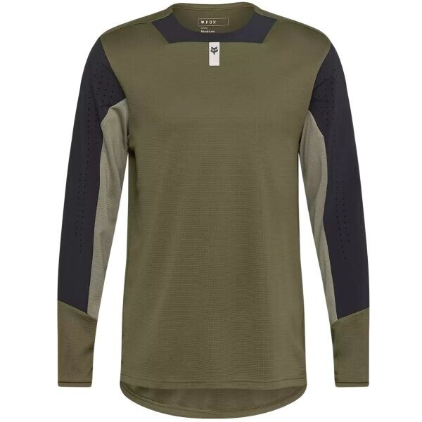 Fox DEFEND LS Enduro dres, tmavě zelená, velikost XXL