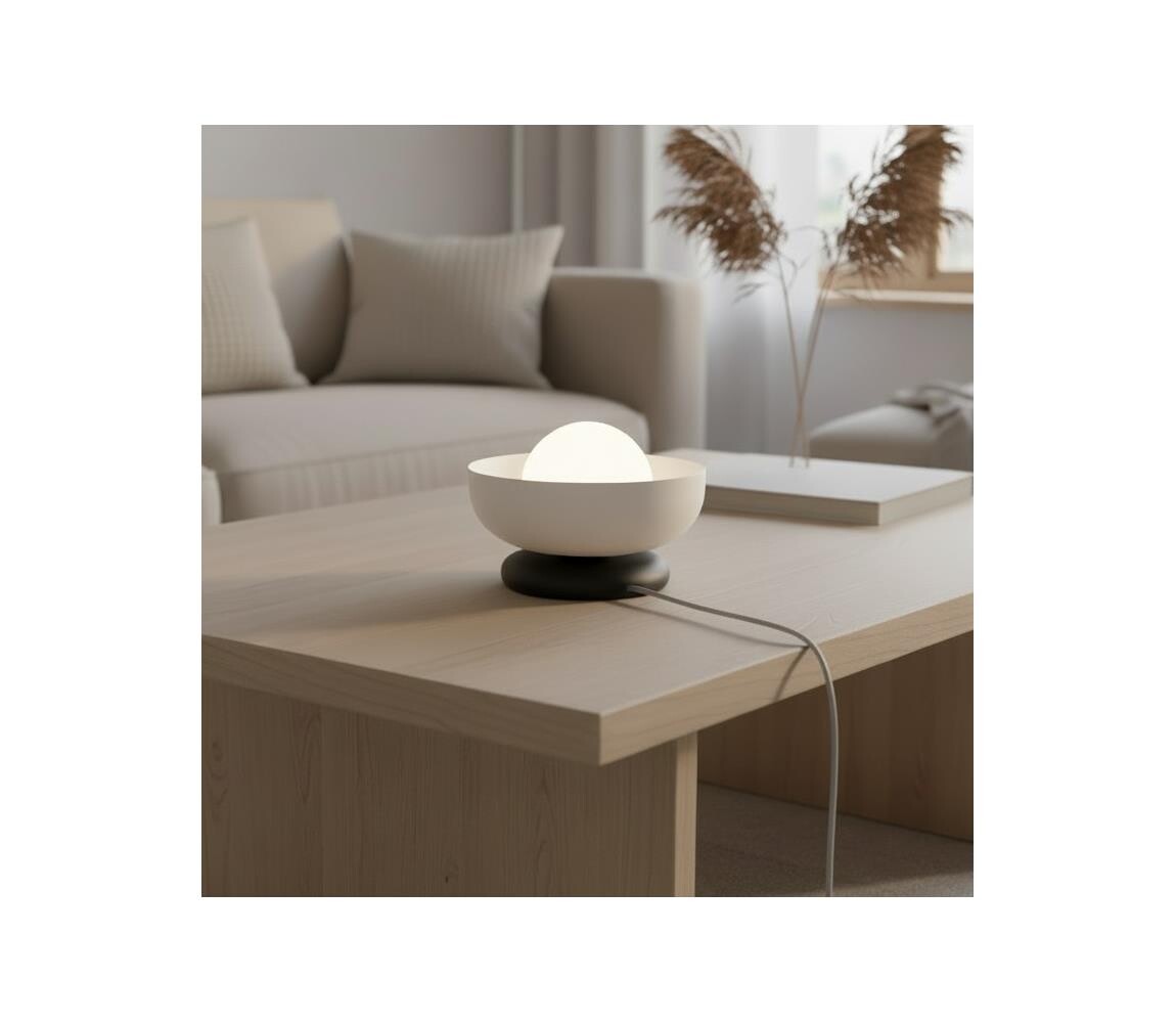 EMIBIG Stolní lampa OZZY 1xG9/8W/230V bílá 1516/LN1