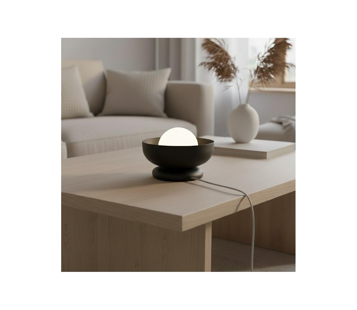 EMIBIG Stolní lampa OZZY 1xG9/8W/230V černá 1515/LN1