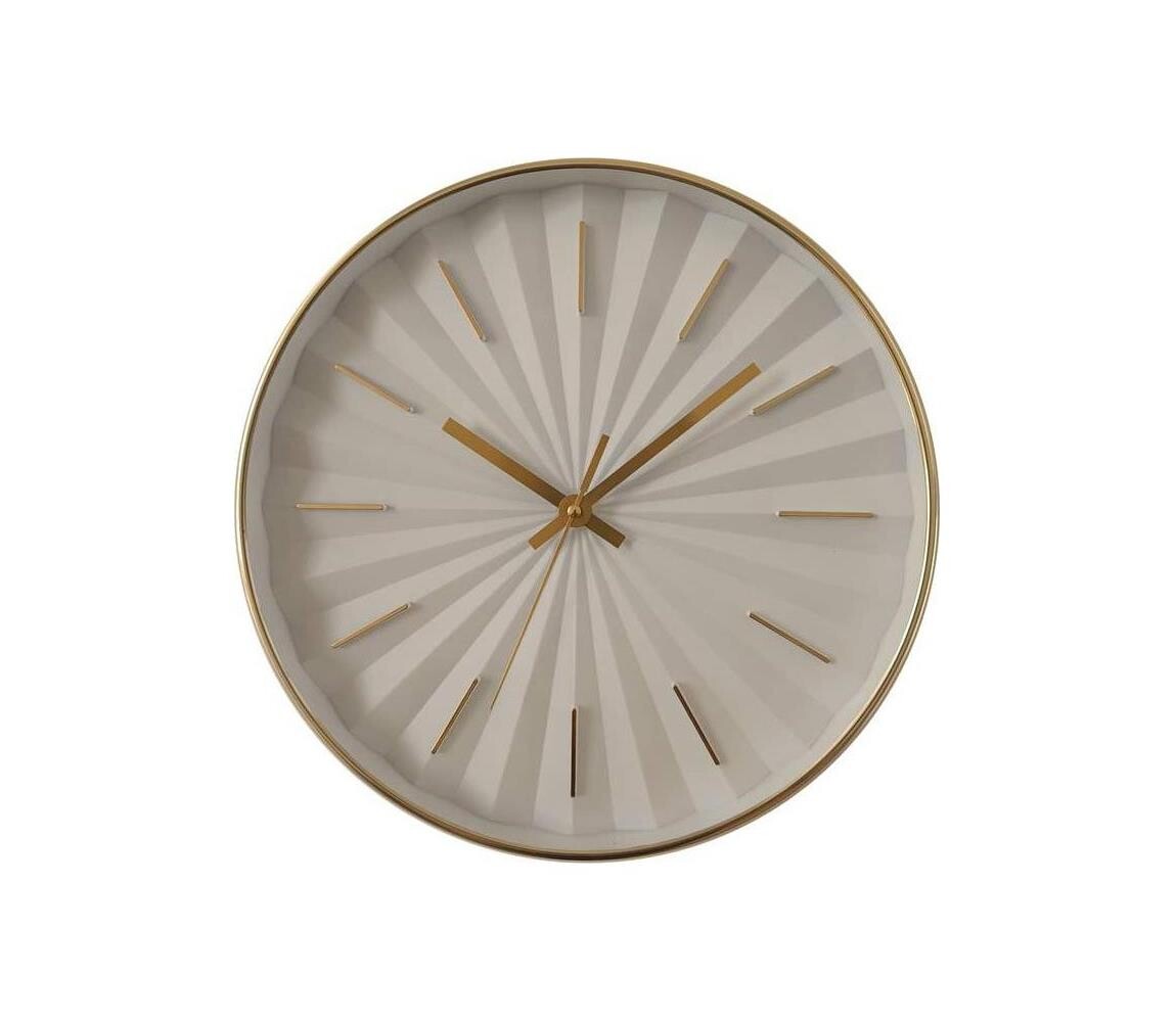 Globo B992534 - Nástěnné hodiny pr. 30,5 cm 1xAA bílá B992534