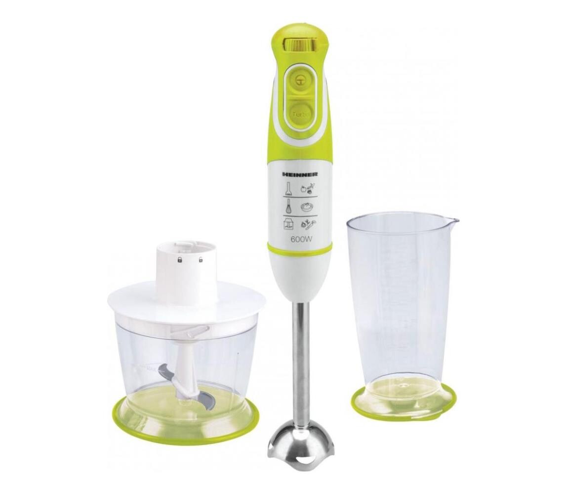 Heinner HB-600GR - Tyčový mixér 600W/230V zelená/bílá HB-600GR