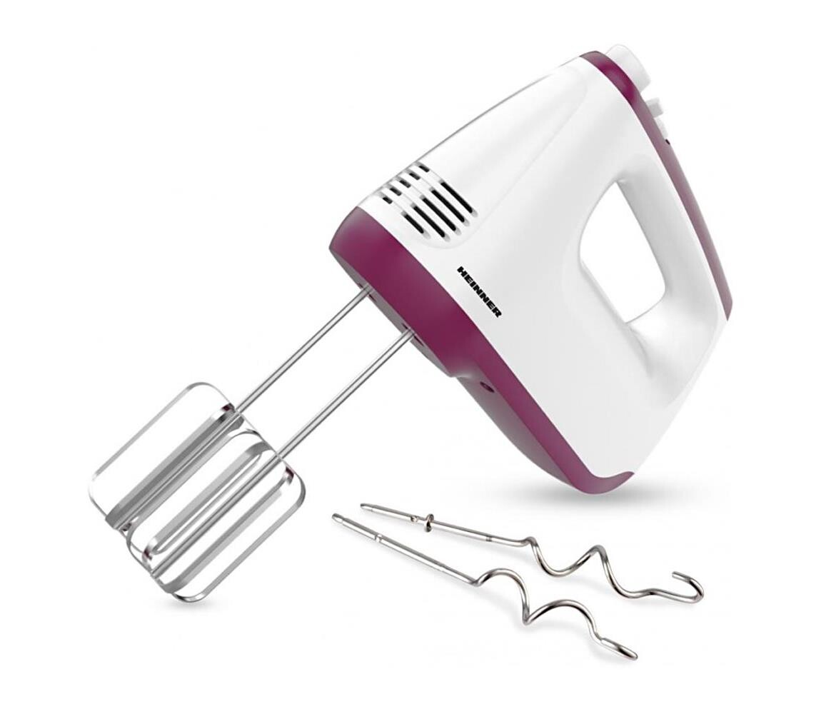 Heinner HM-400BG - Ruční šlehač 400W/230V bílá/fialová HM-400BG