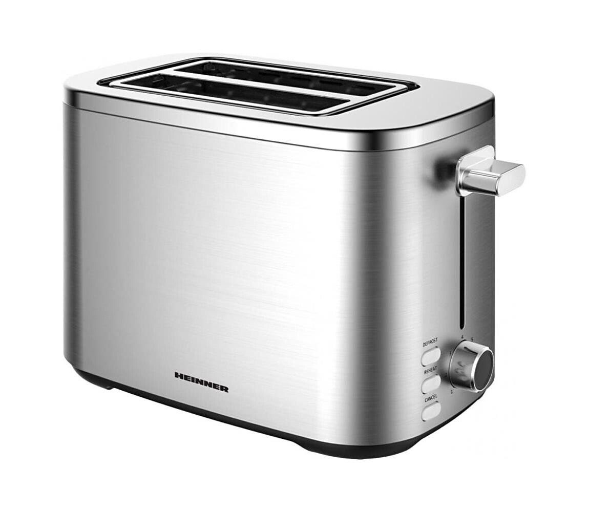 Heinner HTP-800SS - Topinkovač s dvěma otvory 800W/230V nerez HTP-800SS