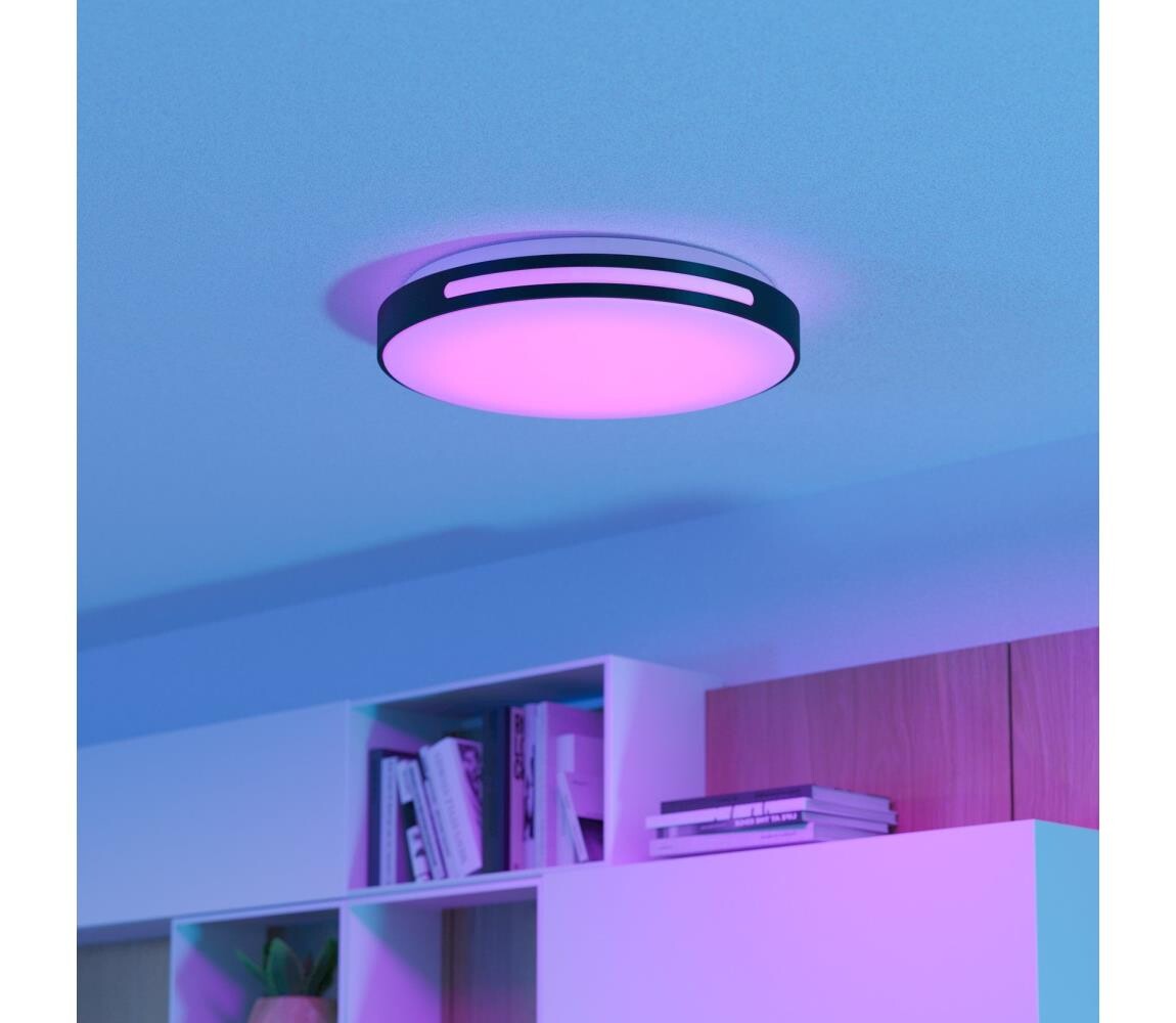 Eglo 300687-LED RGBW Stm. str. svítidlo MONTEGRANARO-Z LED/18,5W/230V černá + DO 300687