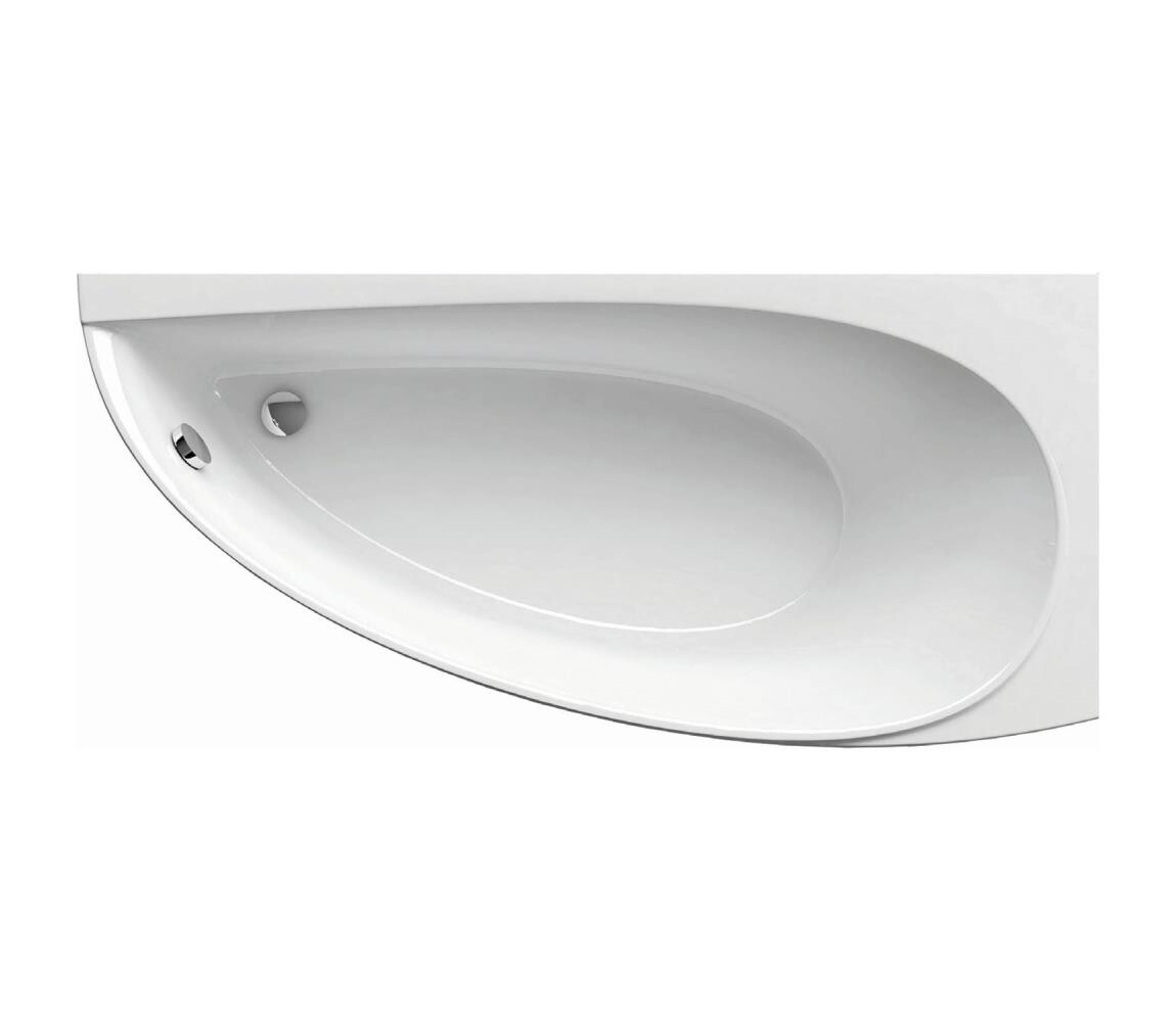 Ravak CH01000000 - Rohová vana AVOCADO 160x75 cm akrylát/bílá CH01000000