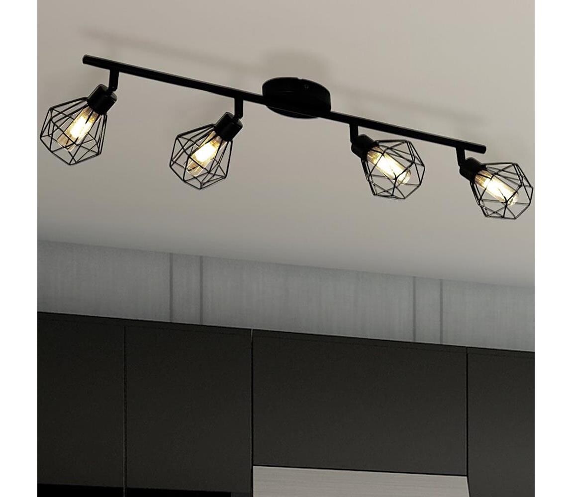 Eglo 55301 - LED Bodové svítidlo ZAPATA 4xG9/3W/230V černá 55301