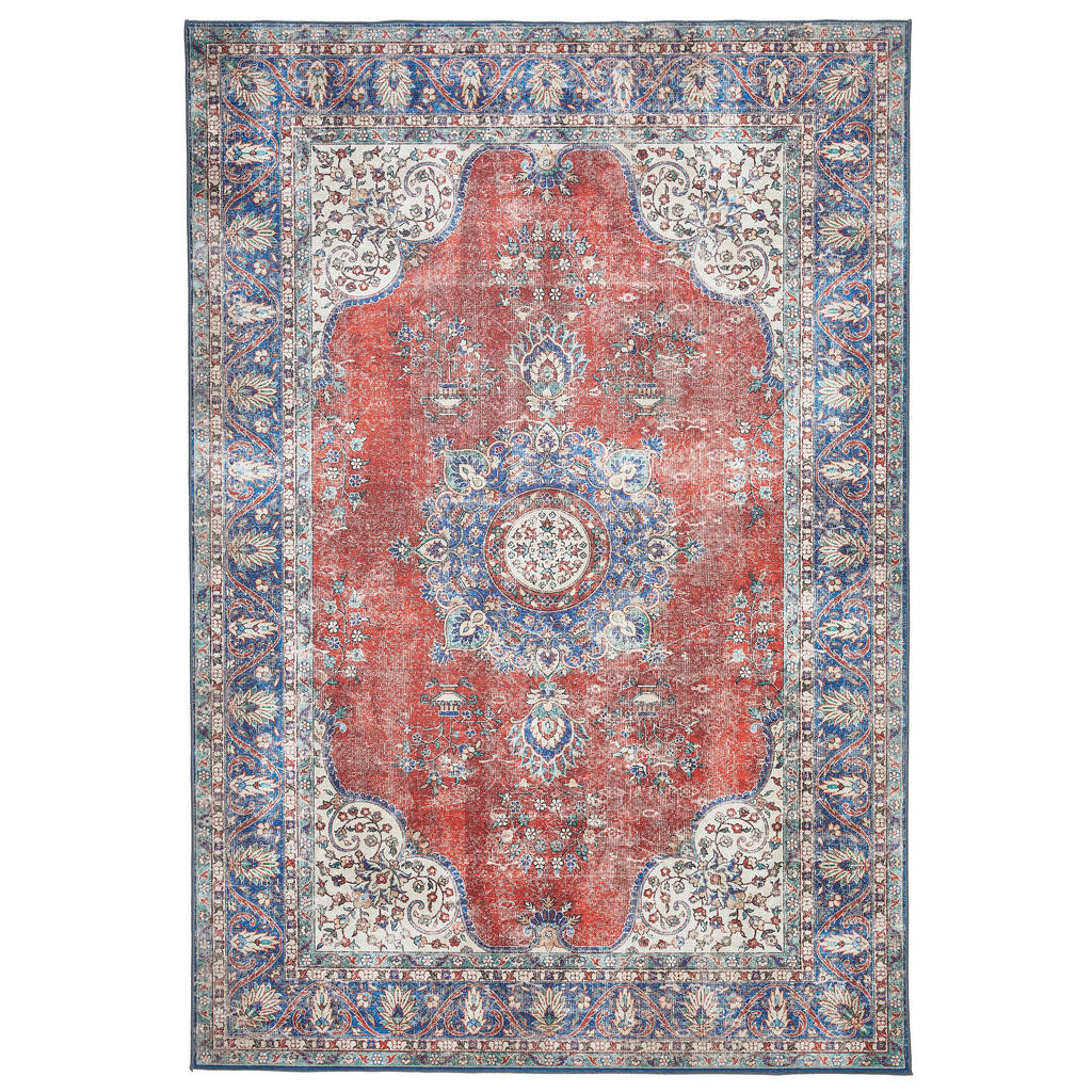 Novel VINTAGE KOBEREC, 130/200 cm, vícebarevná, červená