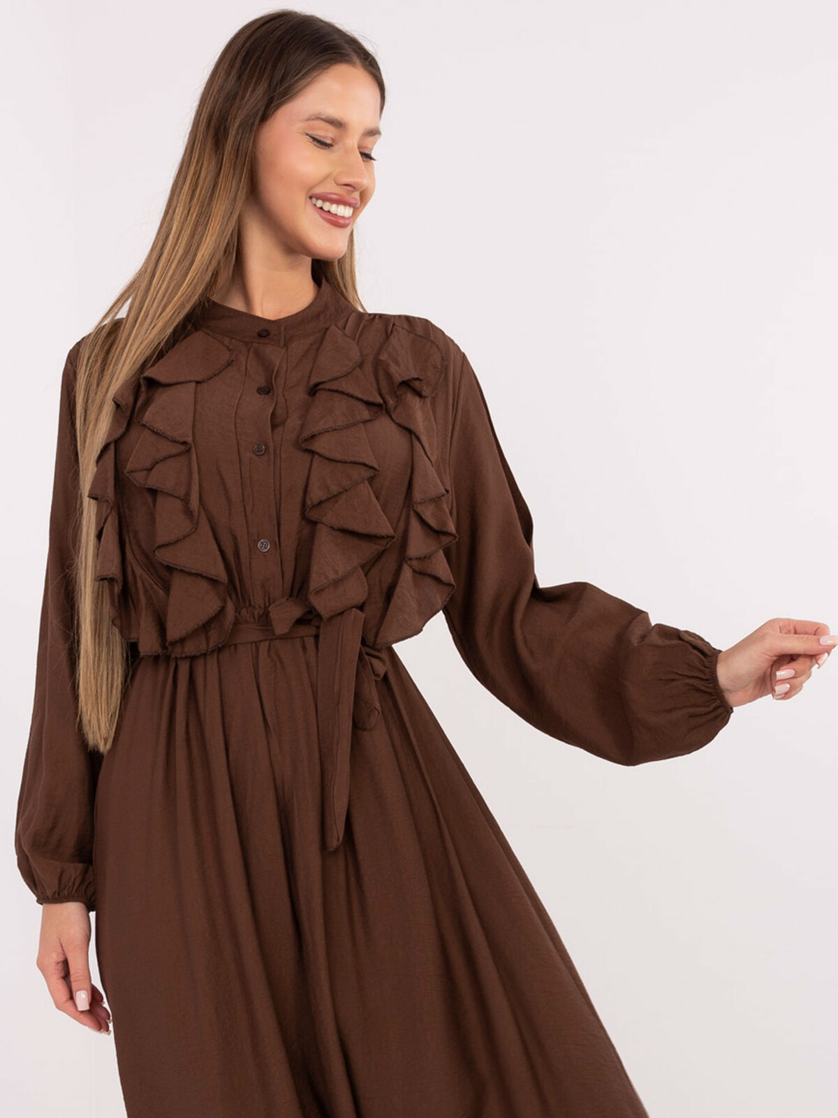 Dress-MI-SK-62501.60-brown