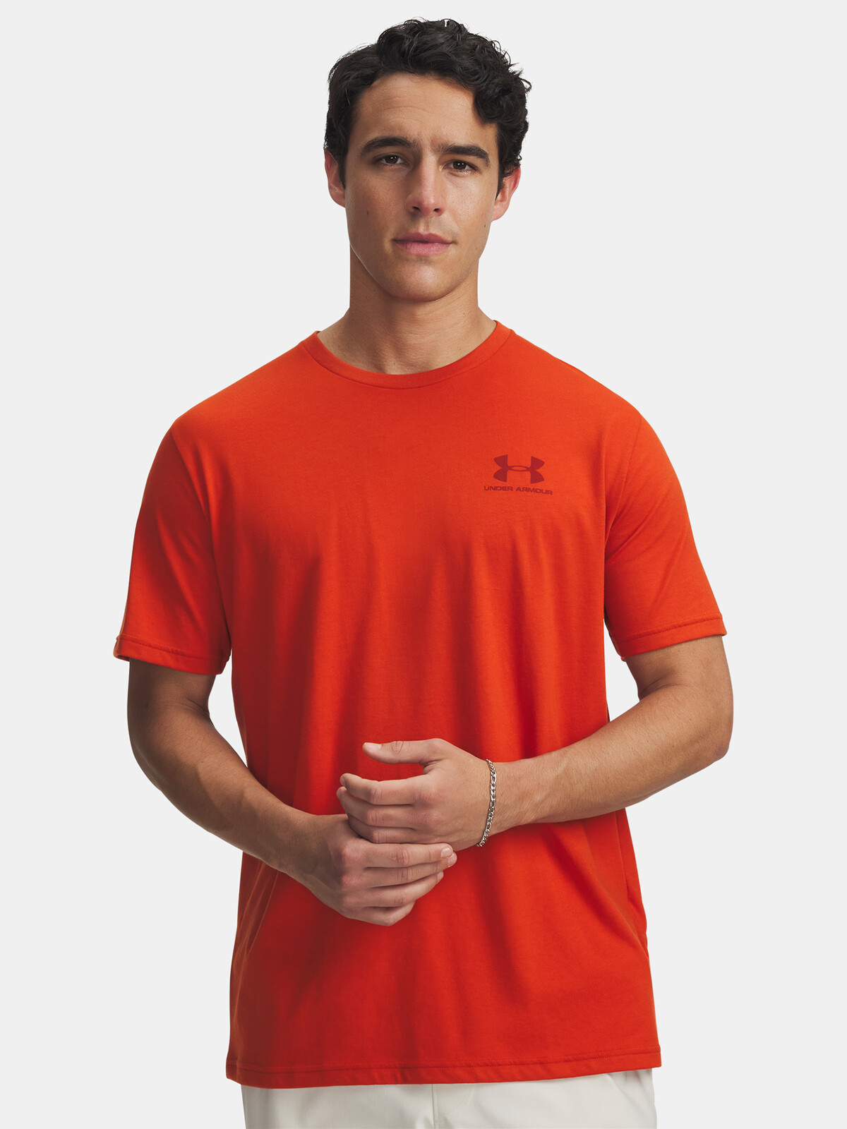 Pánské tričko Under Armour UA M SPORTSTYLE LC SS-ORG - Pánské