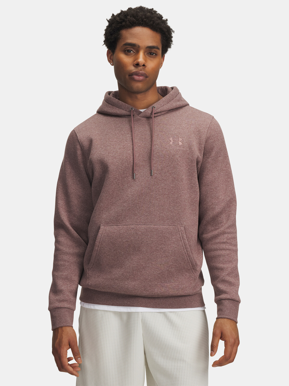 Pánská mikina Under Armour UA Icon Fleece Hoodie-BRN - Pánské