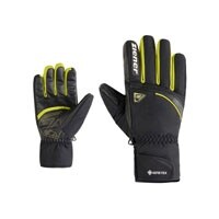 Ziener GALISO-Z GTX + GORE PLUS WARM 8,5, black/lime Pánské skialpinistické rukavice