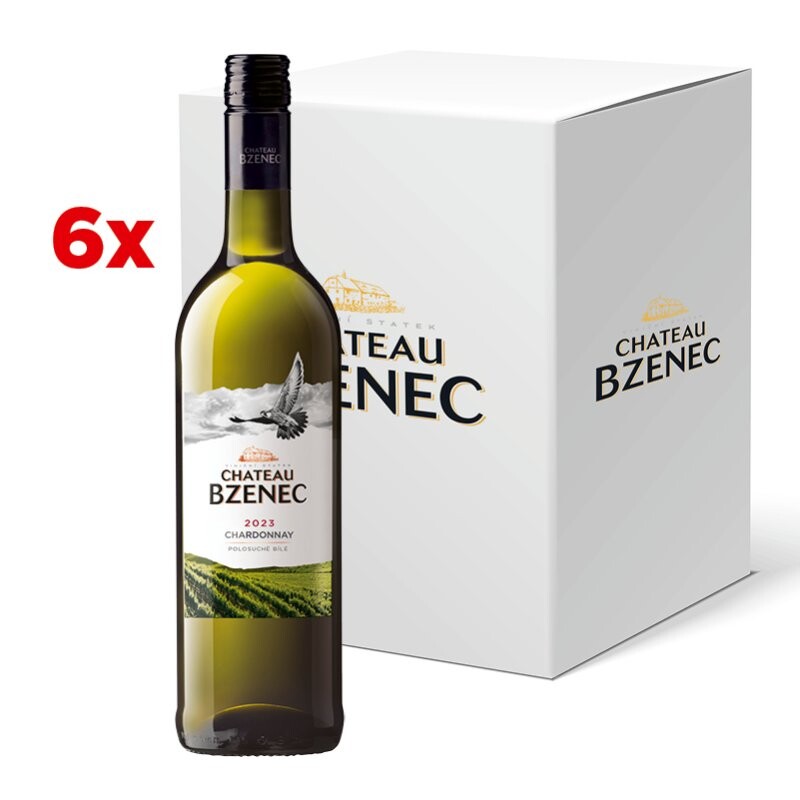 Chateau Bzenec Chardonnay karton 6ks - BLACK FRIDAY